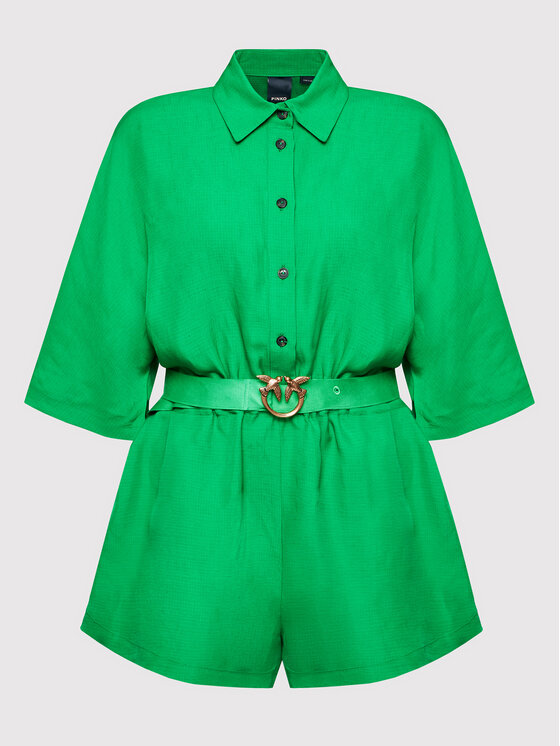 PINKO Pinko Kombinezon Tarvisio 1 1G17AQ Y7W3 Zielony Relaxed Fit