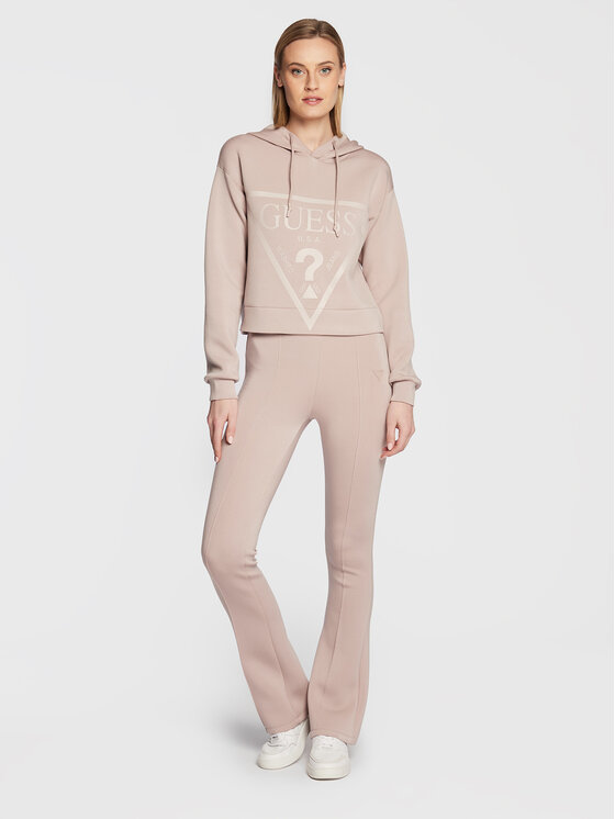 Guess Guess Μπλούζα New Alisa V2YQ08 K7UW2 Μπεζ Relaxed Fit