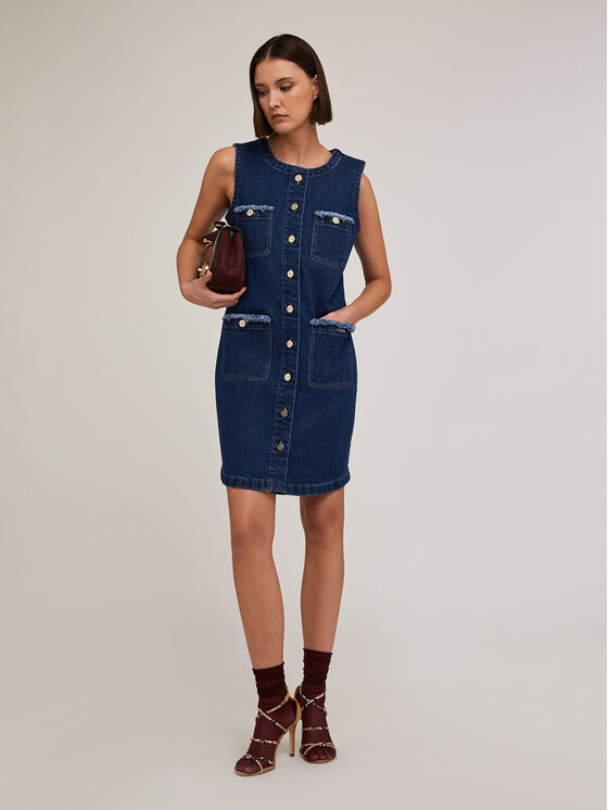 Motivi Motivi Vestito da giorno 7031Q003081N024 Blu Regular Fit