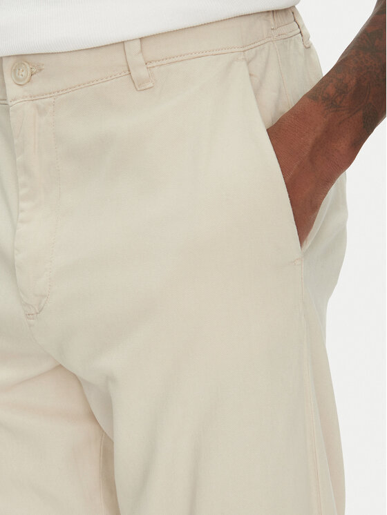 Lindbergh Lindbergh Stoffhose 30-008031 Beige Relaxed Fit