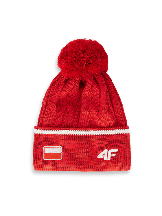 4F 4F Czapka MIDSHOP ACCESSORIES Czerwony