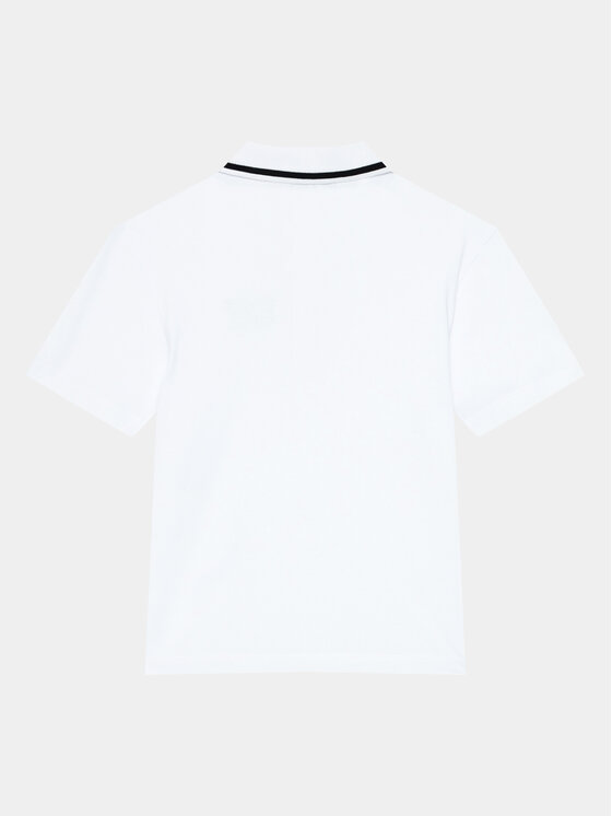 EA7 Emporio Armani EA7 Emporio Armani Polo majica 8NBF51 BJ02Z 1100 Bela Regular Fit