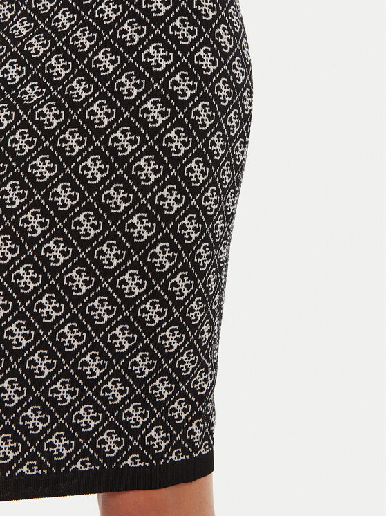 Guess Guess Ravno krilo Lise W4BD53 Z37K0 Črna Slim Fit