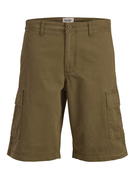 Jack & Jones Jack & Jones Szorty materiałowe Cole 12292263 Zielony Regular Fit
