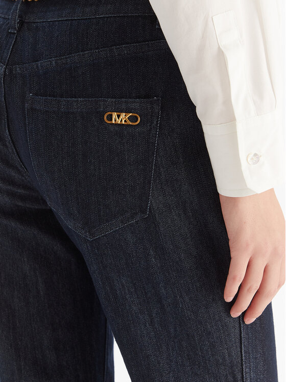 MICHAEL Michael Kors MICHAEL Michael Kors Jeansy MF590HRM24 Tmavomodrá Bootcut Fit