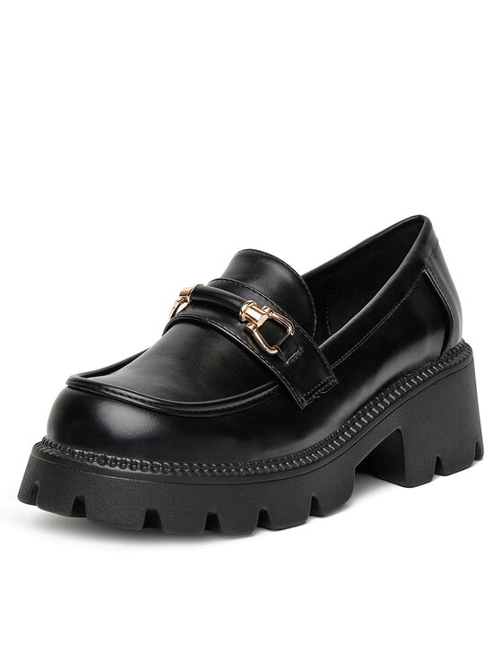 DeeZee DeeZee Loafersy FBD-20306 Czarny