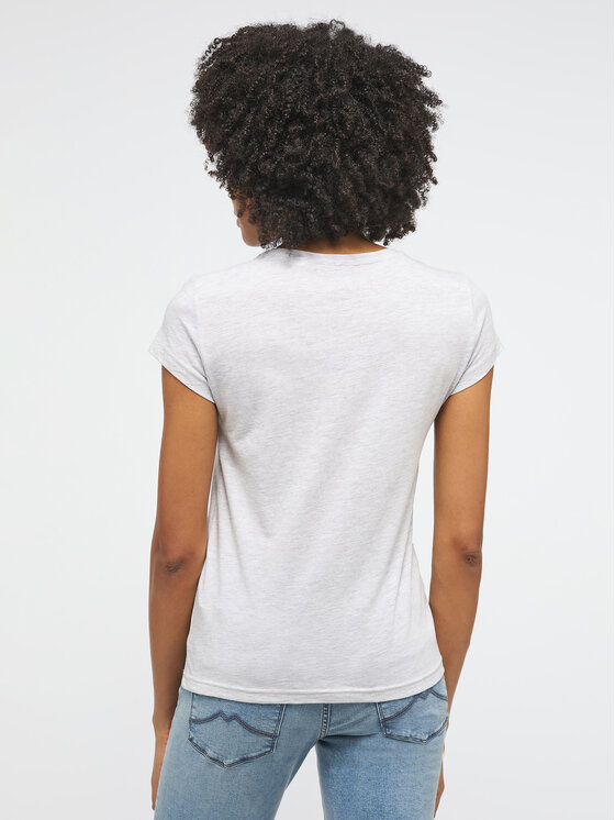 Mustang Mustang T-shirt Alina 1013222 Grigio Regular Fit