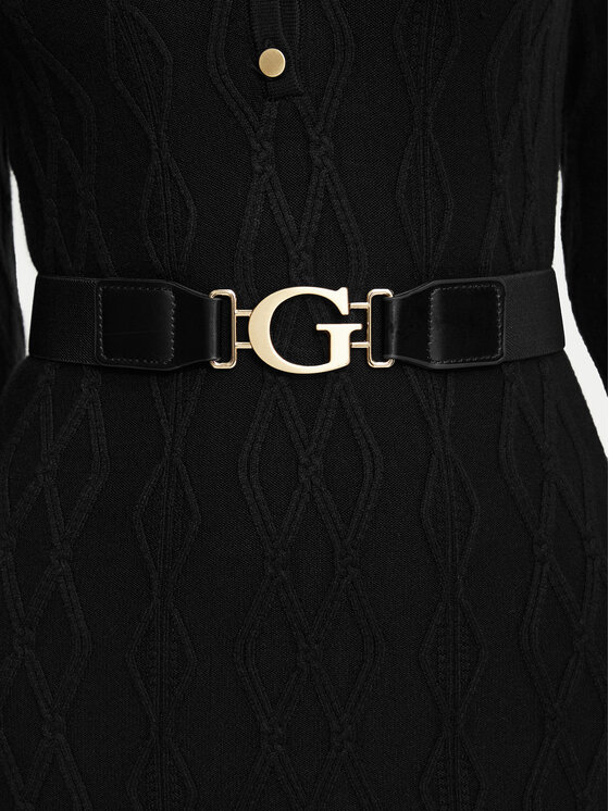 Guess Guess Плетена рокля W6BK62 Z1567 Черен Regular Fit