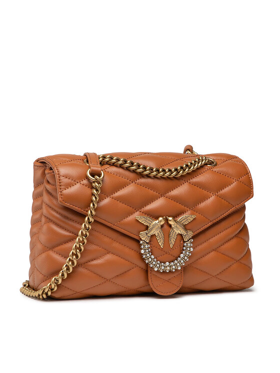 PINKO Pinko Táska Love Lady Puff V Quilt Mix Je Cl AI 21-22 PLTT 1P22BN Y7FX Barna