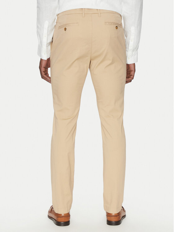 Michael Kors Michael Kors Chinosy CS4301KDR2 Beżowy Slim Fit