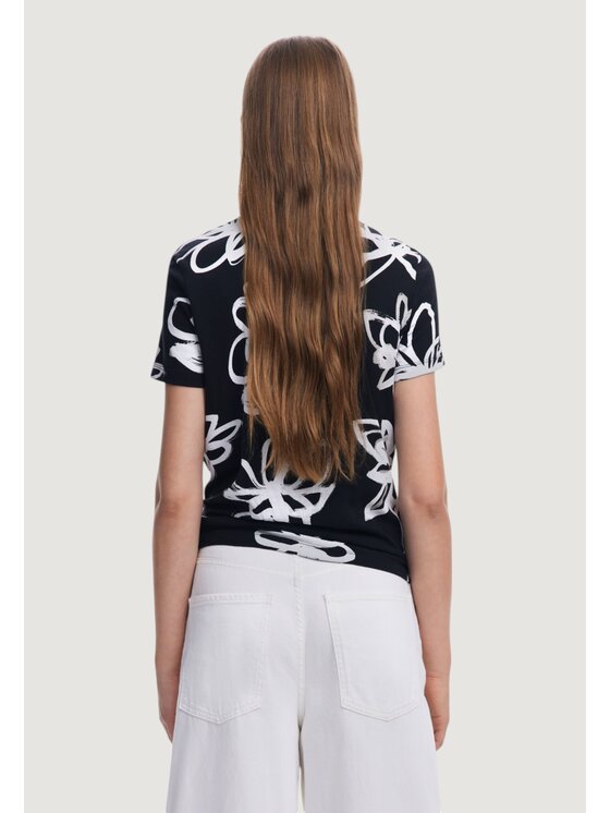 Desigual Desigual T-Shirt TS_COLORADO Μαύρο Shirt Fit
