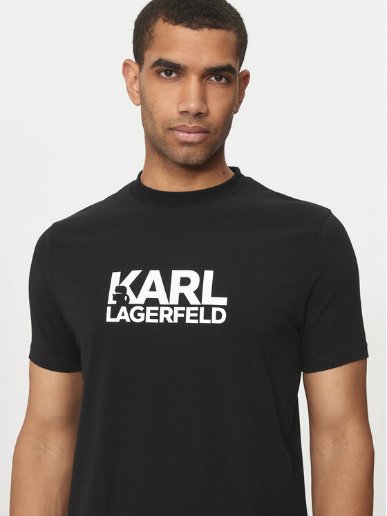 KARL LAGERFELD KARL LAGERFELD T-Shirt 755087 543235 Černá Regular Fit