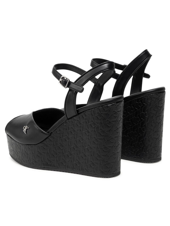 Calvin Klein Jeans Calvin Klein Jeans Sandaalid Wedge Sandal Ankle Aop Pa-Pl YW0YW00033 Must