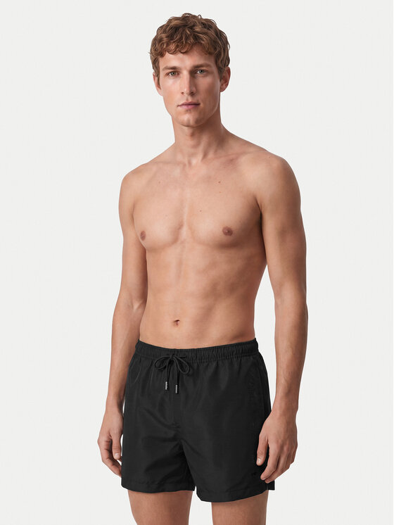 KARL LAGERFELD KARL LAGERFELD Plaukimo šortai B1M46001 Juoda Regular Fit