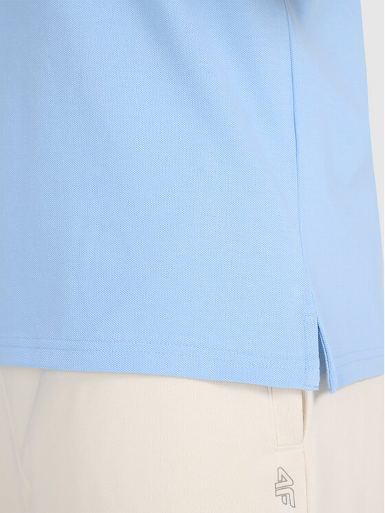 4F 4F Polokošeľa 4FWSS25TPTSM704-34S Modrá Regular Fit