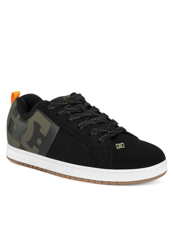 DC DC Sneakersy COURT GRAFFIK SQ ADYS100442-BO0 Czarny