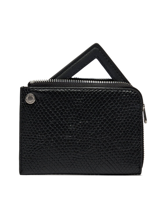 Női Kis női pénztárca Calvin Klein Jeans, Fekete, Sculpted Wallet Square Mirror K60K611563