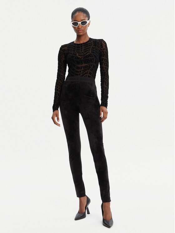 Versace Jeans Couture Versace Jeans Couture Colanți 79HAC101 J0241 Negru Slim Fit