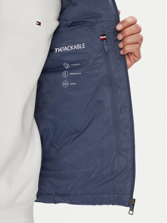 Tommy Hilfiger Tommy Hilfiger Kamizelka MW0MW37677 Niebieski Regular Fit