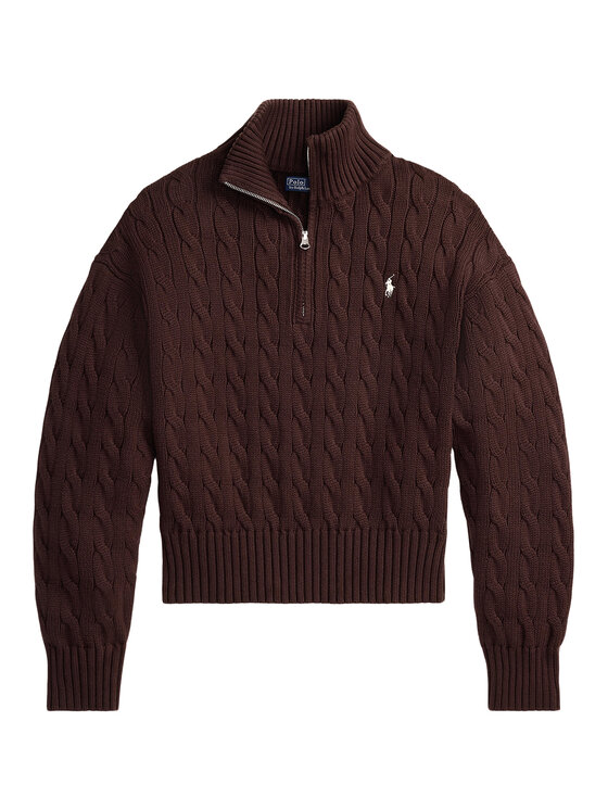 Polo Ralph Lauren Polo Ralph Lauren Sveter 211963467505 Hnedá Relaxed Fit