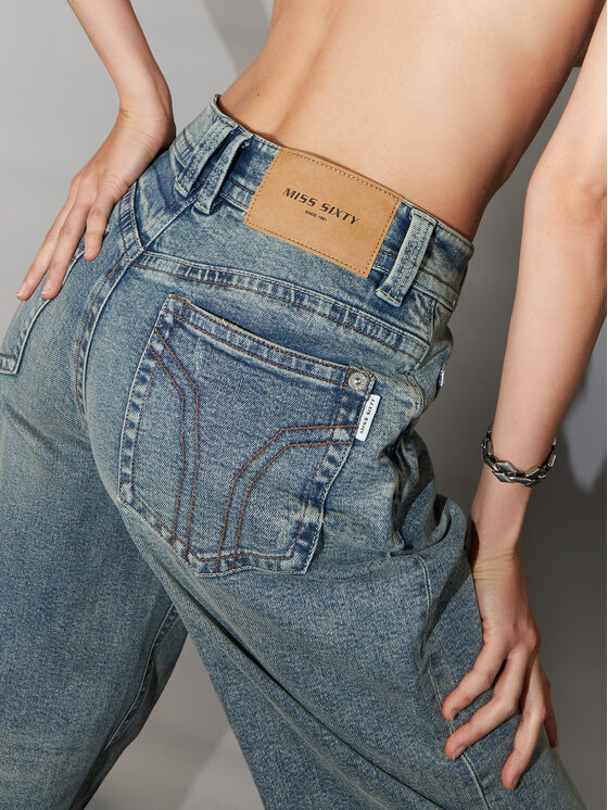 Miss Sixty Miss Sixty Jeansy 6L3JJ2760000 Modrá Boy Fit