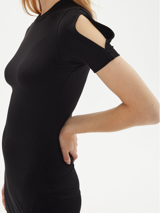 Calvin Klein Calvin Klein Rochie de zi K20K207233 Negru Slim Fit