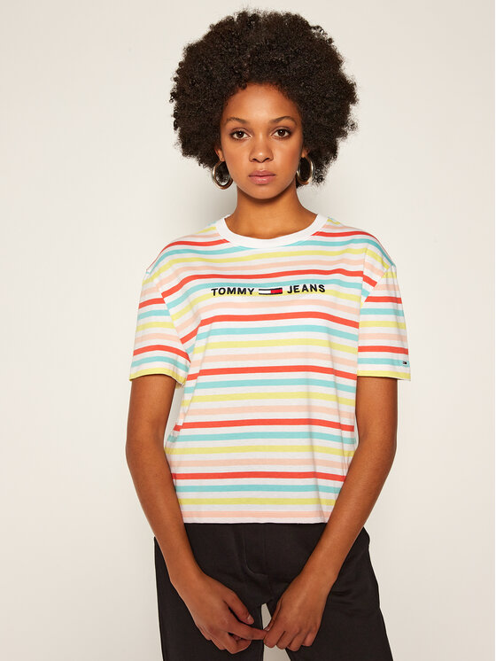 Tommy Jeans Marškinėliai Summer Stripe 