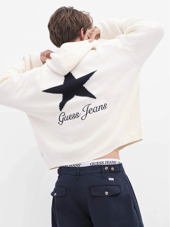 Guess Jeans Guess Jeans Svetr 180697 Béžová Classic Fit