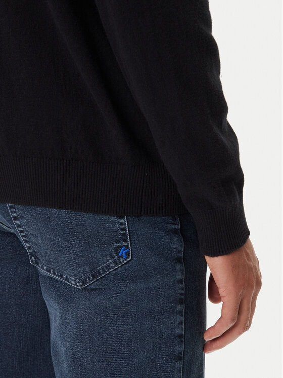 Karl Lagerfeld Jeans Karl Lagerfeld Jeans Kardigán A4M18031 Fekete Regular Fit