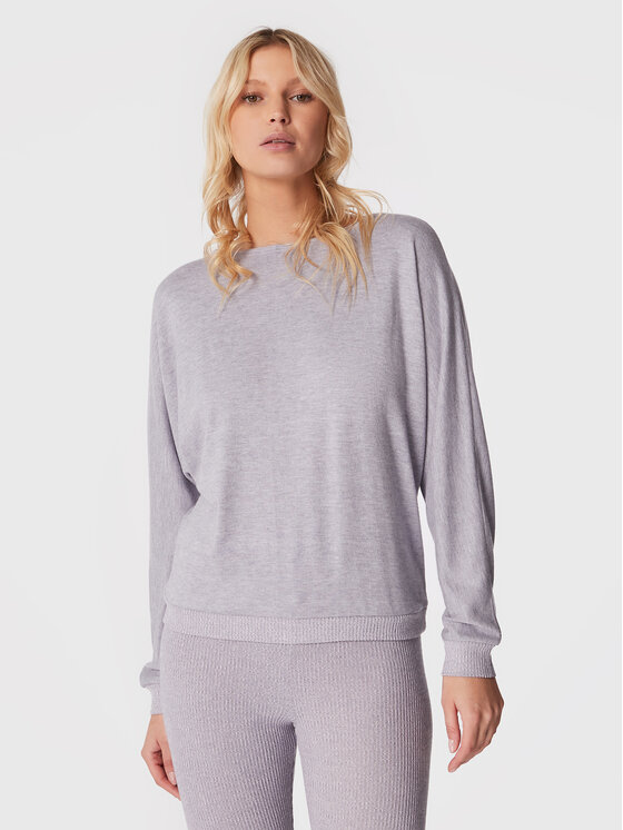 Triumph Pulover Thermal 10213447 Gri Relaxed Fit