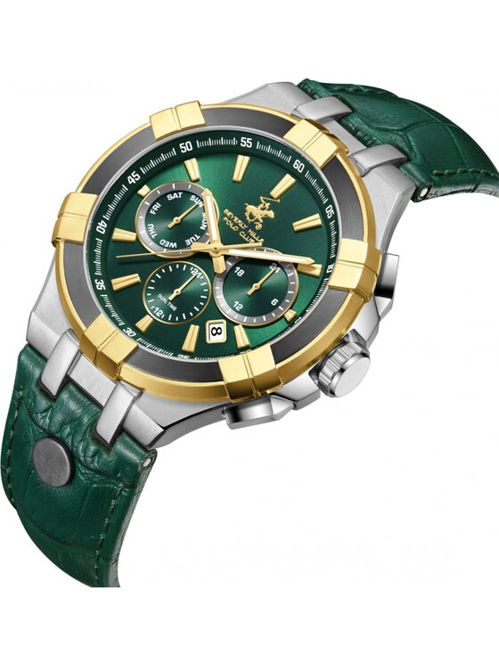 Beverly Hills Polo Club Beverly Hills Polo Club Zegarek BP3803X.277 Zielony