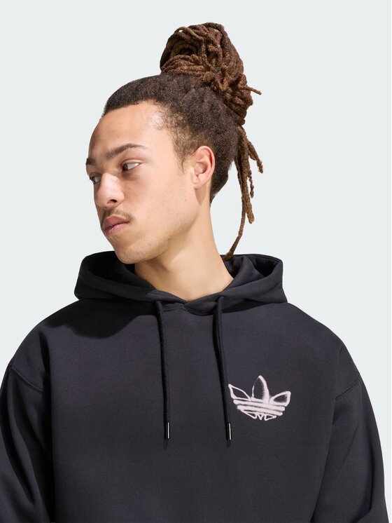 adidas adidas Bluza 164970 Czarny Loose Fit