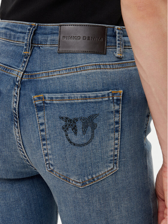 PINKO PINKO Džínsy Jeans donna Pinko 100169 A2DQ Modrá Skinny Fit