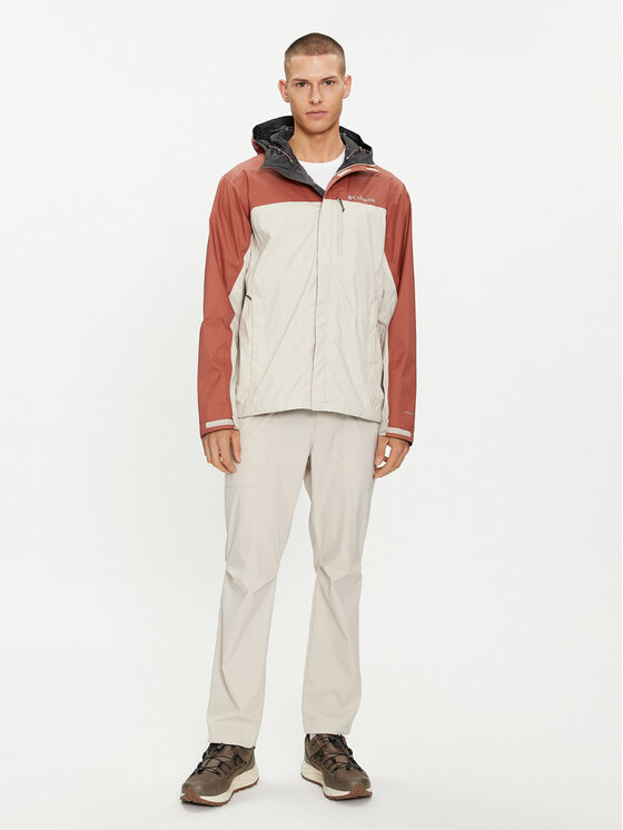 Columbia Columbia Nepremokavá bunda Pouring Adventure™ II 1760061 Béžová Regular Fit