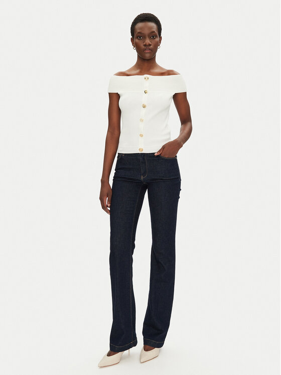 Morgan Morgan Πουλόβερ 251-MDONA M Λευκό Slim Fit