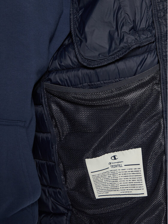 Champion Champion Žieminė striukė 220340 Tamsiai mėlyna Regular Fit