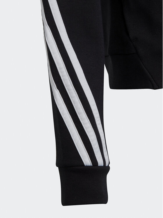 adidas adidas Bluza Future Icons 3-Stripes IC0118 Czarny Loose Fit