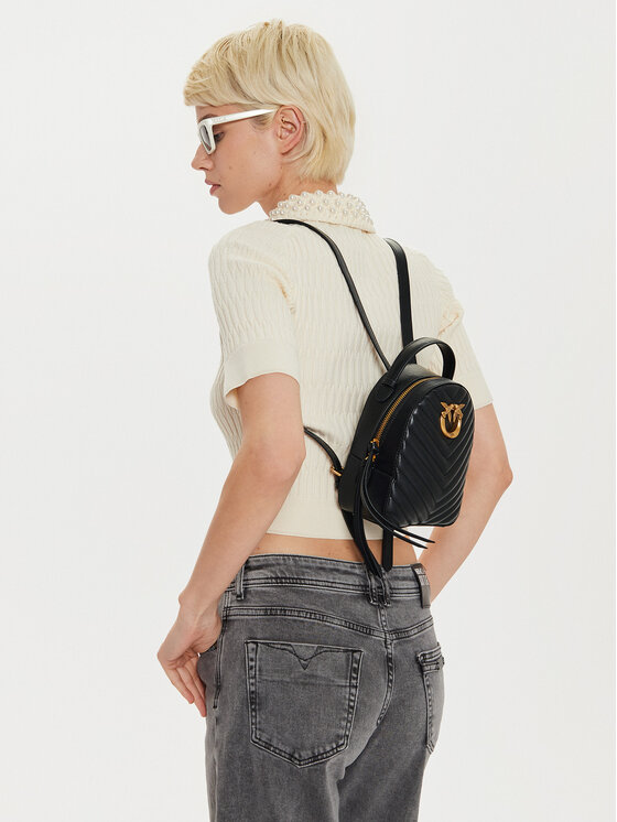 PINKO PINKO Rucsac Love Click Mini Backpack . AI 24-25 PLTT 103614 A1J2 Negru