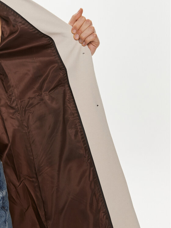 ONLY ONLY Płaszcz przejściowy Cassie 15308609 Szary Regular Fit