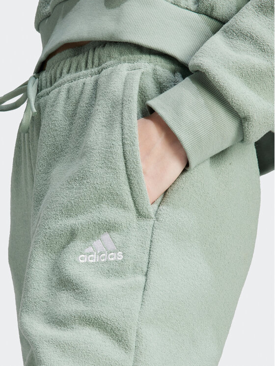adidas adidas Sportinės kelnės IR8372 Žalia Regular Fit