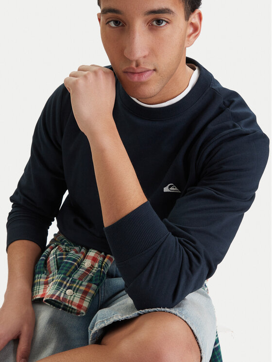 Quiksilver Quiksilver Mikina EQYFT04953 Tmavomodrá Regular Fit