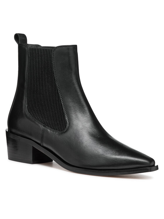 Geox Geox Botine D Texica D46MYA 043NH C9999 Negru