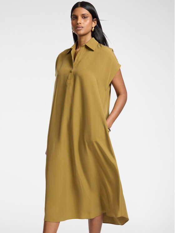 Elena Mirò Elena Mirò Abito da cocktail 7101E000317N028 Marrone Regular Fit