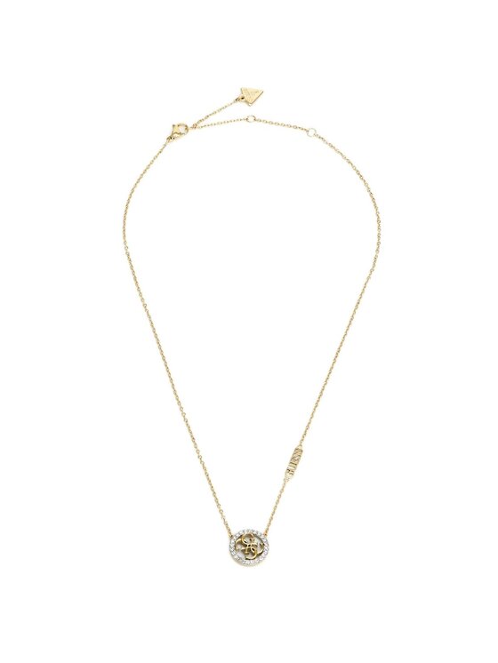 Guess Guess Naszyjnik JUBN02141JW-YG Złoty