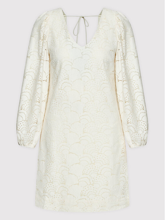 Samsøe Samsøe Samsøe Samsøe Sommerkleid Anain F22200158 Weiß Regular Fit