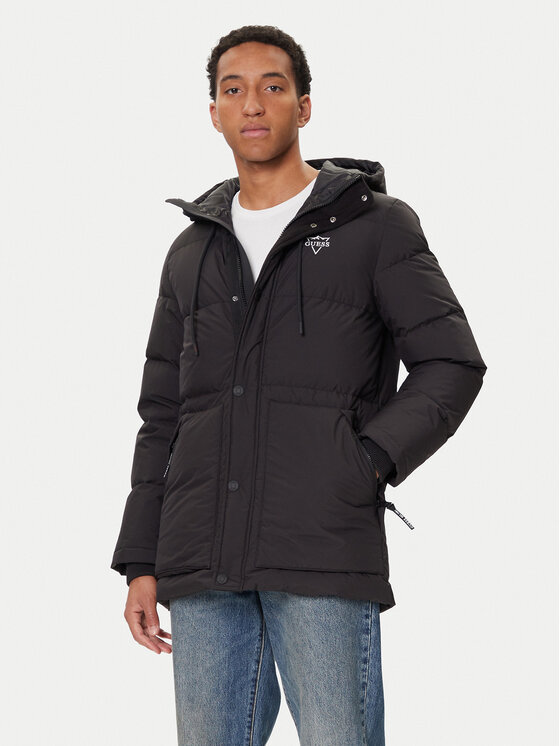 Guess Guess Daunenjacke M5BL0O W3282 Schwarz Regular Fit