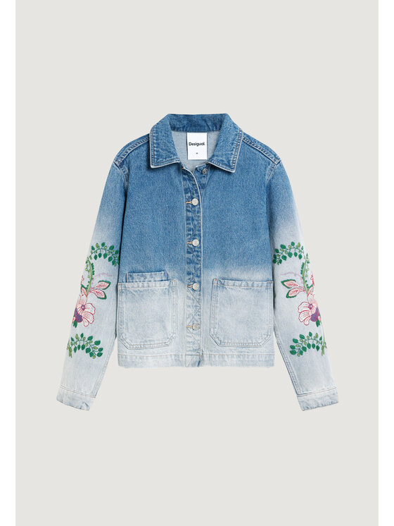 Desigual Desigual Кожено яке CHAQ_DAKOTA Син Casual Fit