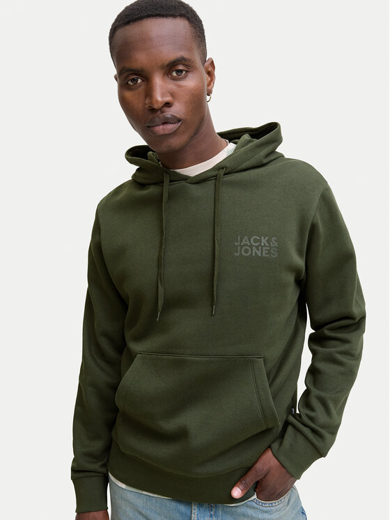 Jack&Jones Jack&Jones Jopa Corp Logo 12152840 Zelena Regular Fit