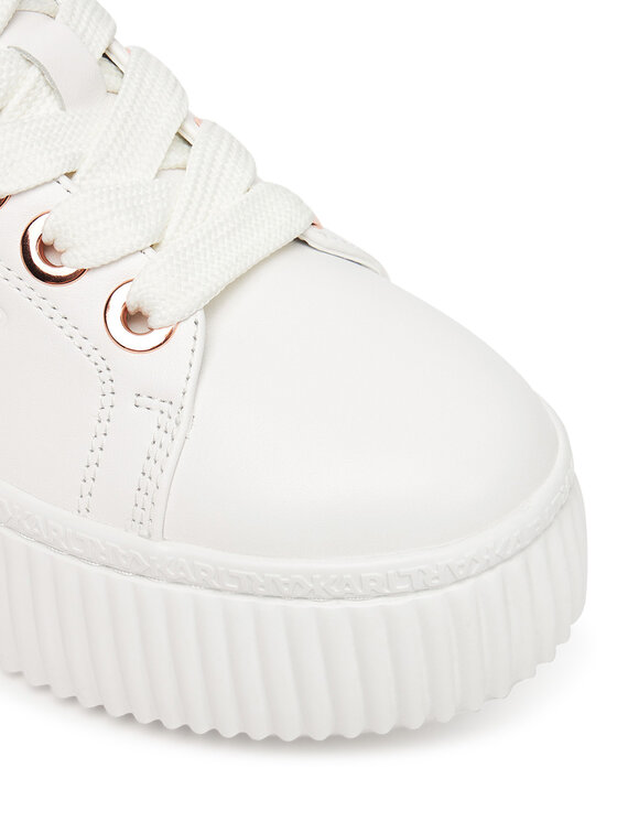KARL LAGERFELD KARL LAGERFELD Sneakersy KL42376T Biały