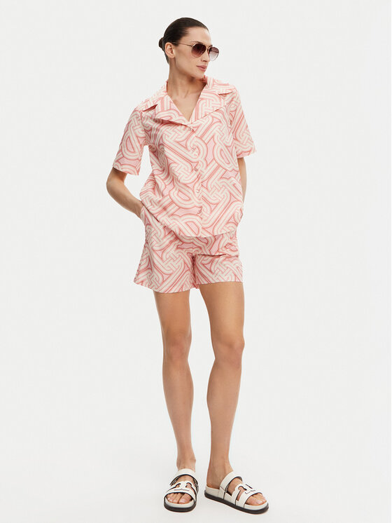 Silvian Heach Silvian Heach Auduma šorti GPP25365SH Rozā Regular Fit